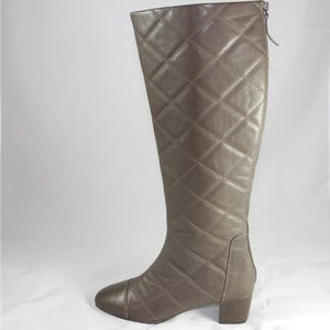 Nine West Gray Leather boots, size 7